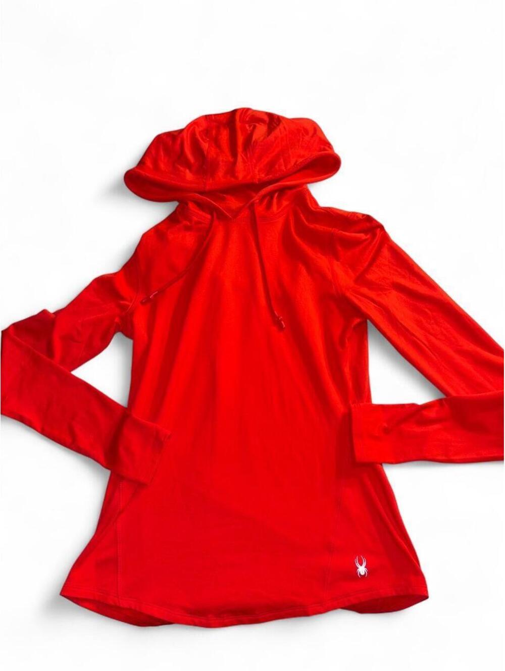 Spyder Active Women's Lightweight Pullover Performance Hoodie - Red - Size Small